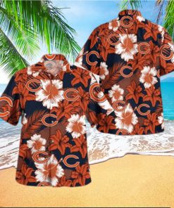 Chicago Bears Summer Flower Hawaiian Shirt