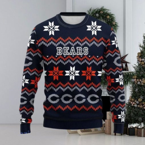 Chicago Bears Ugly Christmas Sweater 3D Gift For Fans