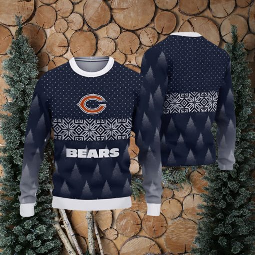 Chicago Bears Ugly Christmas Xmas Sweater Decorate Gift Mens Women