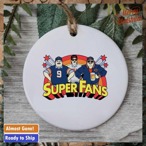 Chicago Bears super fans ornament