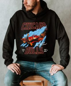 Chicago Bulls Airlines fly Bulls world Airlines logo shirt