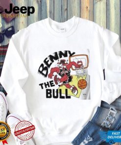 Chicago Bulls Benny Team Mascot Tri blend Shirt