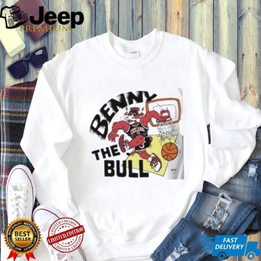 Chicago Bulls Benny Team Mascot Tri blend Shirt