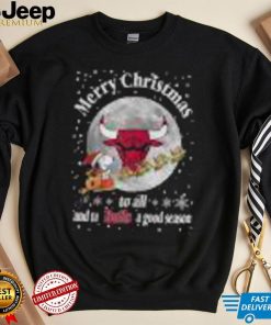 Chicago Bulls Merry Christmas To All And To Bulls A Good Season NBA Basketball Sports T Shirt