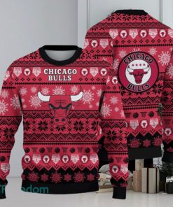 Chicago Bulls National Basketball 3D Ugly Christmas Sweater Men And Women Gift