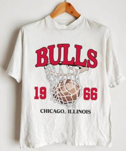 Chicago Bulls basketball NBA est 1966 Illinois logo shirt