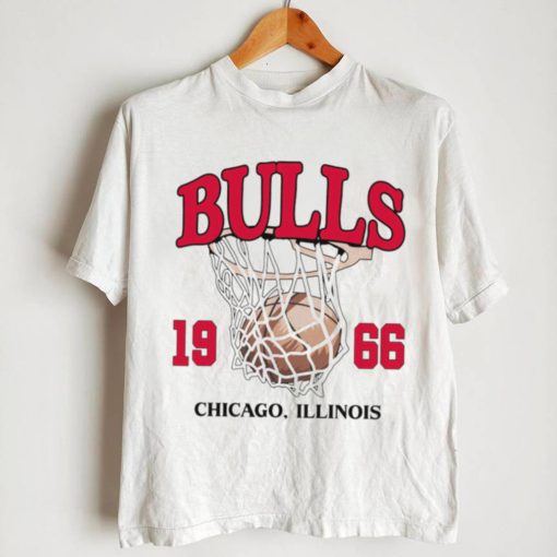 Chicago Bulls basketball NBA est 1966 Illinois logo shirt