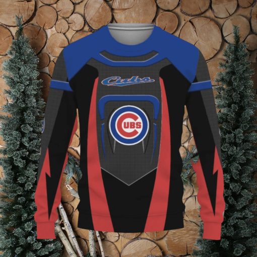Chicago Cubs Champion Football Sport Spirit Team Knitted Xmas Sweater Gift Holidays