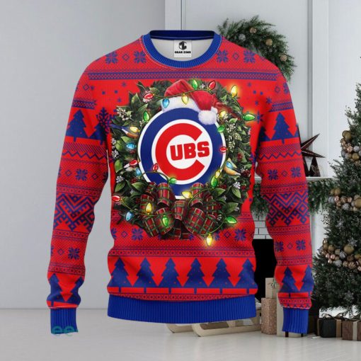 Chicago Cubs Christmas Ugly Sweater