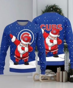 Chicago Cubs Dab Santa New Style Knitted Sweater