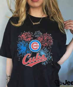 Chicago Cubs Fireworks 4th of July shirt