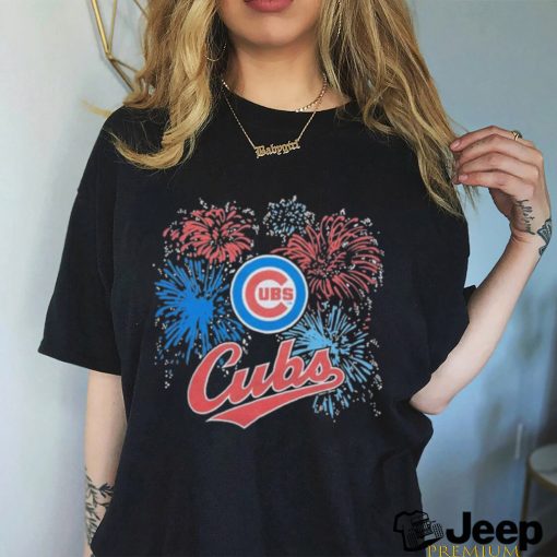 Chicago Cubs Fireworks 4th of July shirt