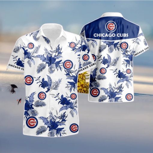 Chicago Cubs Hawaiian With Floral Summer Vacation 3D Summer Beach Hawaiian Shirt And Short