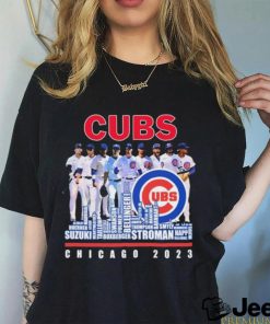 Chicago Cubs Skyline Players Name 2023 Shirt