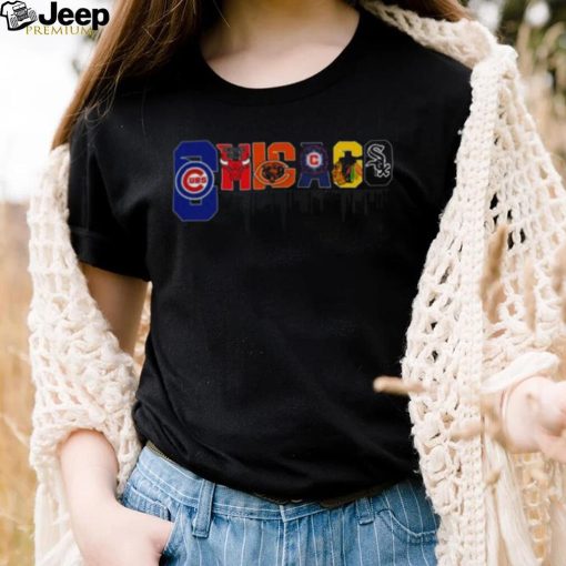 Chicago Cubs White Sox Bears Bull Blackhawks City Champions 2023 Shirt