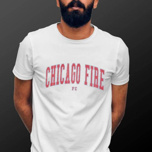 Chicago Fire Gameday Couture White Fleece Pullover Shirt