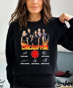 Chicago Fire With Football Club Symbol And Actor Signature shirt