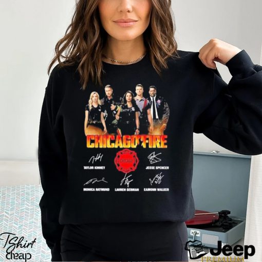 Chicago Fire With Football Club Symbol And Actor Signature shirt