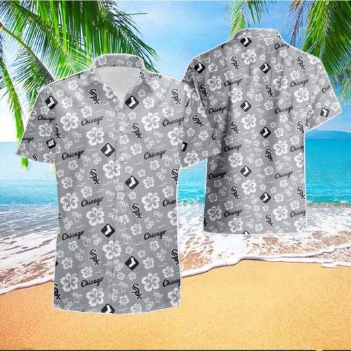 Chicago White Sox Baseball Hibiscus Flower Aloha Summer Beach Hawaiian Shirt