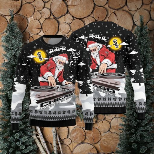 Chicago White Sox Christmas Funny DJ Santa New Style Knitted Sweater