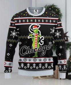 Chicago White Sox Funny Grinch Christmas Ugly Sweater 3D Christmas Xmas Sweater