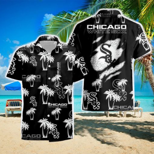 Chicago White Sox Palm Tree Pattern Hawaiian Shirt For Men And Women Gift Beach Holiday