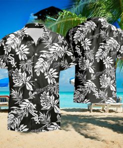 Chicago White Sox Tropical Flower Short Sleeve Hawaiian Shirt And Short Set