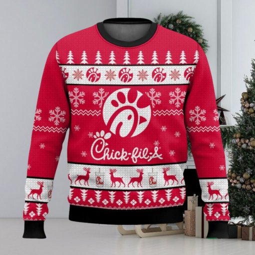 Chick Fil A Christmas Ugly Sweater Special Gift For Xmas