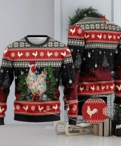 Chicken Christmas Sweater Chicken Ugly Christmas Sweater