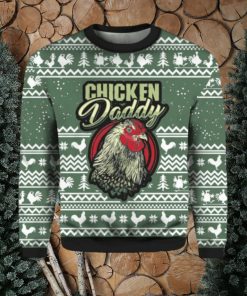 Chicken Daddy Ugly Christmas Sweater