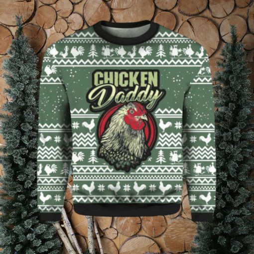 Chicken Daddy Ugly Christmas Sweater