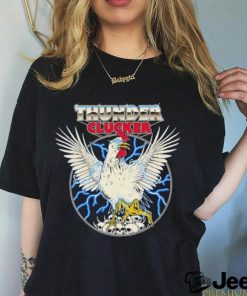 Chicken Thunder Clucker logo shirt