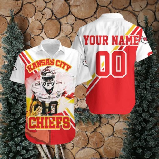 Chiefs Hawaiian Shirt Tyreek Hill 10 Kansas City Chiefs Custom Hawaiian Shirts