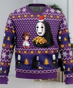 Chihiro and No Face Spirited Away Ugly Christmas Sweater