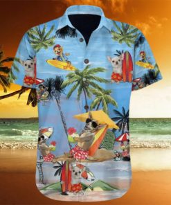 Chihuahua At Beach Vacation Hawaiian Shirt