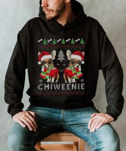 Chihuahua Dog Xmas Tee Chiweenie Long Sleeve T Shirt