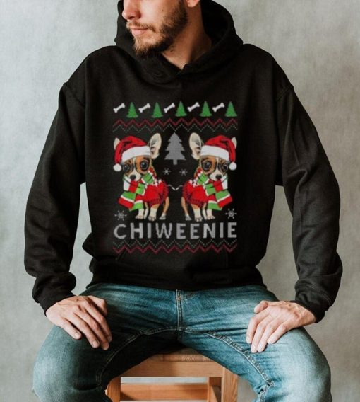 Chihuahua Dog Xmas Tee Chiweenie Long Sleeve T Shirt