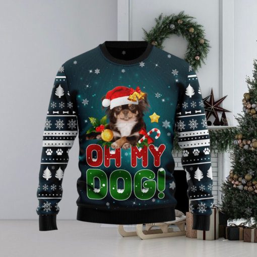 Chihuahua Oh My Dog! Ugly Christmas Sweater Cute Christmas Gift For Family