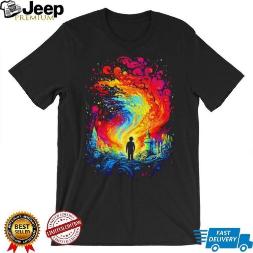 Child like wonder colorful shirt