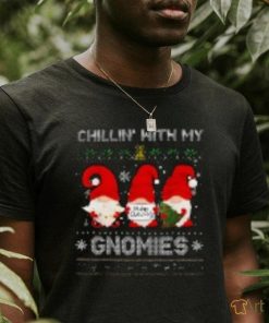 Chillin With My Gnomies Funny Christmas Family on Unisex Vintage Sport T Shirt