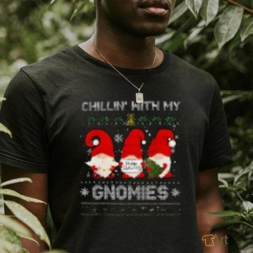 Chillin With My Gnomies Funny Christmas Family on Unisex Vintage Sport T Shirt