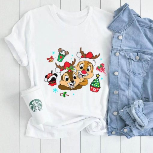 Chip And Dale Christmas Shirt, Disney Chip And Dale Couple Christmas Shirt