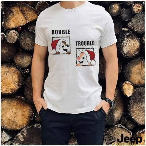 Chip and Dale double trouble Merry Christmas cartoon shirt