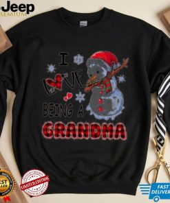 Chirstmas Snowman I Love Being A Grandma Shirt