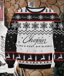 Chopin vodka Ugly Sweater