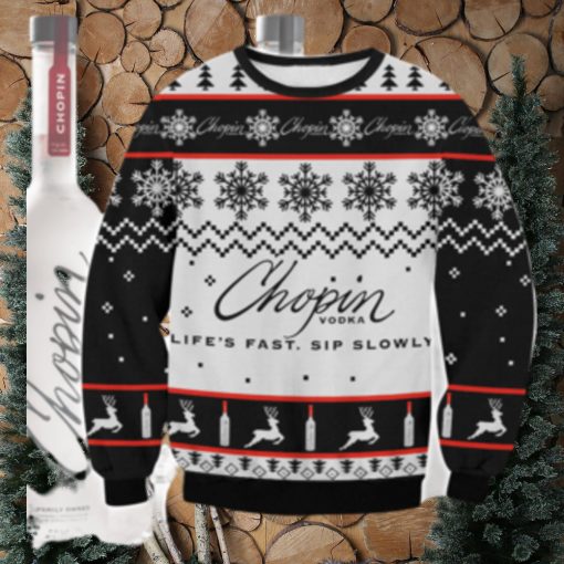 Chopin vodka Ugly Sweater