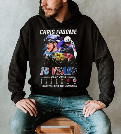 Chris Froome 16 Years 2007 – 2023 Thank You For The Memories Signature Shirt