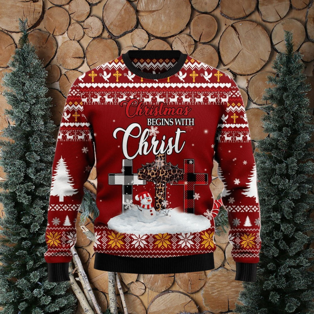 Christian Christmas Ugly Christmas Sweater Best Gift For Men And