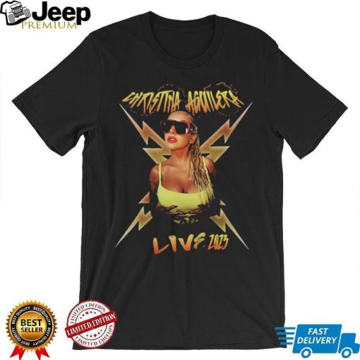 Christina aguilera live 2023 T shirts