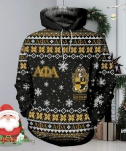 Christmas Alpha Phi Alpha Manly Deeds Hoodie 3D All Over Print